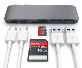Compatible with Apple, USB Type C Hub to TF SD Card Reader Hub 3.0 Adapter with PD Power USB C Hub Dock